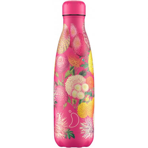 Chilly's Original Floral Pink Pompoms Μπουκάλι 500ml